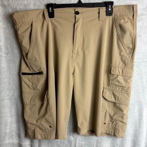 Cargo Shorts Size 40 Khaki Iron Co Mens Cargo Pockets Golf Casual Work Shorts